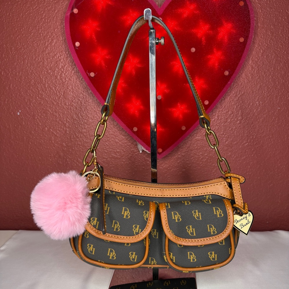 Dooney & Bourke Y2K Double Pocket Shoulder Bag